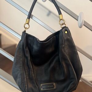 Marc by Marc Jacobs Black Leather Hobo Bag